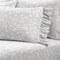 Soft Fabric 6-Piece Ruffle Floral Bedding Sheet Set Polyester